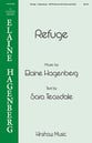 Refuge SATB choral sheet music cover